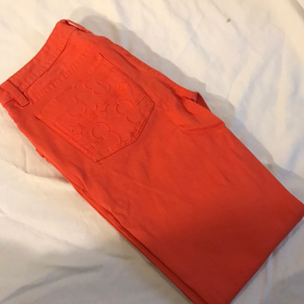 Orange crop Tory burch jean size 27